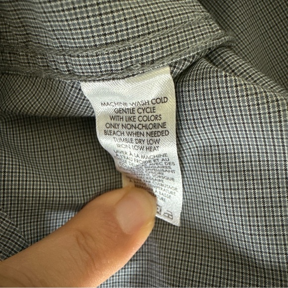 Calvin Klein Men’s Grey Longsleeve Button Up Size 2XL - Picture 6 of 9